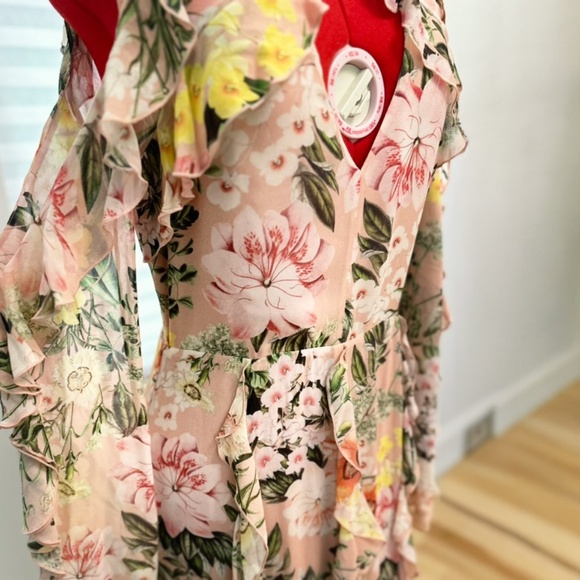 Nicholas The Label The Secret Garden Cold Shoulder Dress US Size 6 - Picture 5 of 11